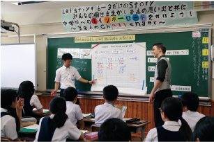 附属小学校での外国語の研究授業