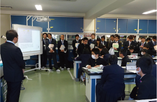 附属中学校での公開研究会