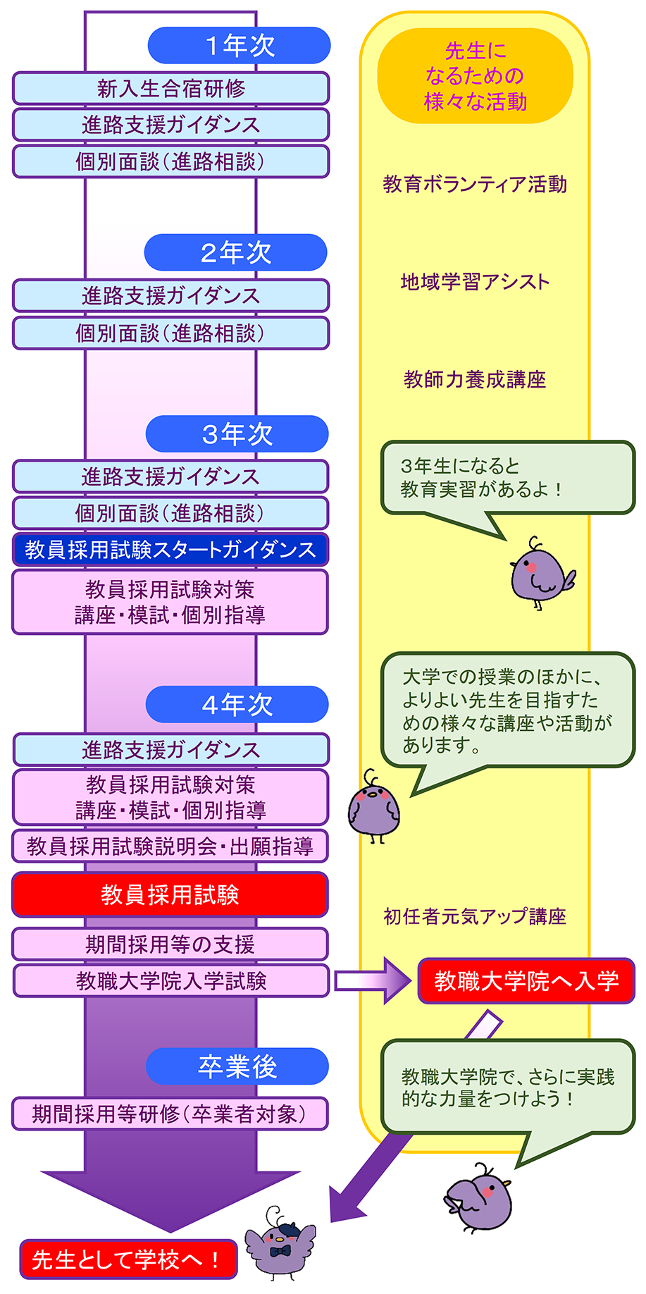 先生になるための応援プロジェクト 教員採用試験等 山梨大学 教育学部 大学院教育学研究科 特別支援教育特別専攻科